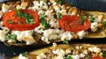 Roasted Eggplant with Tomato and Feta Roasted Eggplant with Tomato and Feta