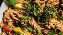 Soba Noodle Stir-fry With Mushrooms And Broccoli Soba Noodle Stir-fry With Mushrooms And Broccoli