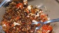 Tj's bruschetta with feta cheese and lentil Tj's bruschetta with feta cheese and lentil