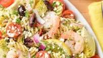 Mediterranean Shrimp and Pasta Salad Mediterranean Shrimp and Pasta Salad
