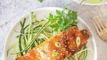 Ninja Foodi Grilled Salmon w/Sriracha Honey Glaze Ninja Foodi Grilled Salmon w/Sriracha Honey Glaze
