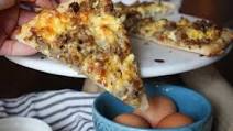 Egg & Sausage Breakfast Pizza Egg & Sausage Breakfast Pizza