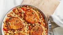 Skillet Pork Chops and Beans Skillet Pork Chops and Beans