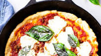 Cast Iron Margherita Pizza Cast Iron Margherita Pizza