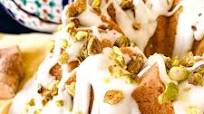 Pistachio-Cardamom Bundt with Rosewater Glaze Pistachio-Cardamom Bundt with Rosewater Glaze