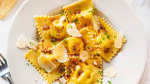 Homemade Five Cheese Ravioli with Garlic Brown Butter Homemade Five Cheese Ravioli with Garlic Brown Butter