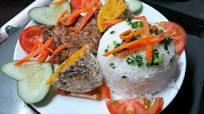 Broken Rice Recipe with Grilled Pork Chop Broken Rice Recipe with Grilled Pork Chop