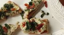 Tuscan White Bean Bruschetta with Crispy Kale and Prosciutto Tuscan White Bean Bruschetta with Crispy Kale and Prosciutto