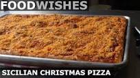 Sicilian Christmas Pizza (Sfincione) - Food Wishes Sicilian Christmas Pizza (Sfincione) - Food Wishes