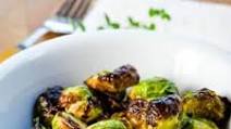 Air Fryer Brussels Sprouts with Balsamic Air Fryer Brussels Sprouts with Balsamic