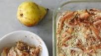 Dads Healthy Pear Crumble Dads Healthy Pear Crumble