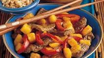 Chinese Mango Beef with Red Bell Pepper, Ginger, and Cashew Nuts Chinese Mango Beef with Red Bell Pepper, Ginger, and Cashew Nuts