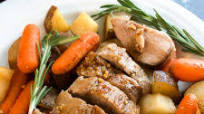 Honey Roasted Pork Tenderloin with carrots Honey Roasted Pork Tenderloin with carrots