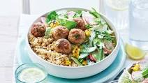 Air fryer turkey meatballs with fennel salad Air fryer turkey meatballs with fennel salad