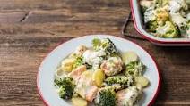 Salmon and broccoli casserole Salmon and broccoli casserole