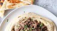 Hummus with Spiced Beef and Pine Nuts Hummus with Spiced Beef and Pine Nuts