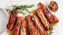 Maple mustard pork belly Maple mustard pork belly