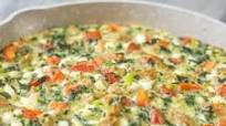 Sausage, Tomato, and Cheese Frittata Sausage, Tomato, and Cheese Frittata