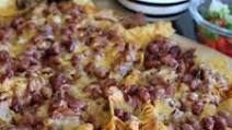 Pork and Bean Nachos Pork and Bean Nachos