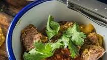 Braised Antelope Chile Verde Braised Antelope Chile Verde