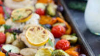 Greek Chicken & Veggies w/ Tzatziki Sauce Greek Chicken & Veggies w/ Tzatziki Sauce