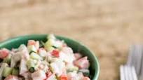 Crab Salad with Cucumber and Tomato Recipe Crab Salad with Cucumber and Tomato Recipe