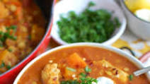 Slow Cooker Moroccan Chicken Chickpea Soup Slow Cooker Moroccan Chicken Chickpea Soup