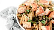 Salmon Spinach Pasta Salmon Spinach Pasta