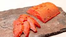 Maple-cured salmon Maple-cured salmon