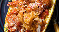 Creamy Tomato Shrimp with Spaghetti Squash Creamy Tomato Shrimp with Spaghetti Squash
