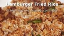 Hamburger Fried Rice Hamburger Fried Rice