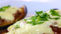 Greek stuffed Eggplant recipe (Melitzanes Papoutsakia) Greek stuffed Eggplant recipe (Melitzanes Papoutsakia)