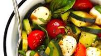 Cucumber Caprese Salad (or Pasta Salad) Cucumber Caprese Salad (or Pasta Salad)