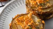 Cheesy Stacked Potatoes Cheesy Stacked Potatoes