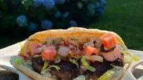 Gyro-Style Lamb Burgers with Tzatziki and Grilled Onions Gyro-Style Lamb Burgers with Tzatziki and Grilled Onions