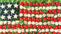 Star-Spangled Caprese Salad Star-Spangled Caprese Salad