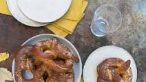German-Style Soft Pretzels with Sweet Brown-Mustard Butter German-Style Soft Pretzels with Sweet Brown-Mustard Butter