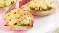 Open chicken and avocado melts Open chicken and avocado melts