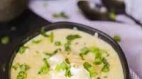 Keto green chicken enchilada soup Keto green chicken enchilada soup