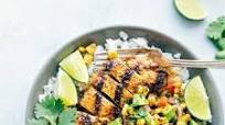Grilled Chicken with Avocado Salsa Grilled Chicken with Avocado Salsa