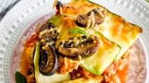 Zucchini Lasagna with Meat Sauce and Mushrooms (gluten-free, dairy-free option) Zucchini Lasagna with Meat Sauce and Mushrooms (gluten-free, dairy-free option)