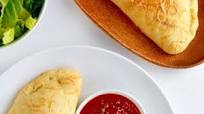 Cheesy Garlic Chicken Calzones Cheesy Garlic Chicken Calzones