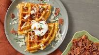 Gouda Mashed Potato Waffles Gouda Mashed Potato Waffles