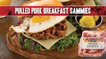 Pulled Pork Breakfast Sammies Pulled Pork Breakfast Sammies