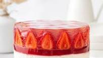 Strawberry Jelly Cheesecake (No Bake) Strawberry Jelly Cheesecake (No Bake)