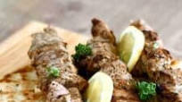 Pork Souvlaki (Skewers) with Tzatziki Sauce Pork Souvlaki (Skewers) with Tzatziki Sauce