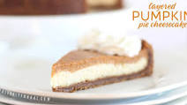 Layered Pumpkin Cheesecake Pie Recipe Layered Pumpkin Cheesecake Pie Recipe