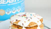 Birthday Cake Protein Pancakes Birthday Cake Protein Pancakes