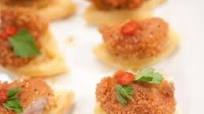Chicken and Kellogg's® Eggo® Waffle Appetizer Bites Chicken and Kellogg's® Eggo® Waffle Appetizer Bites