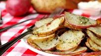 Baked Herb and Parmesan Potato Slices Baked Herb and Parmesan Potato Slices